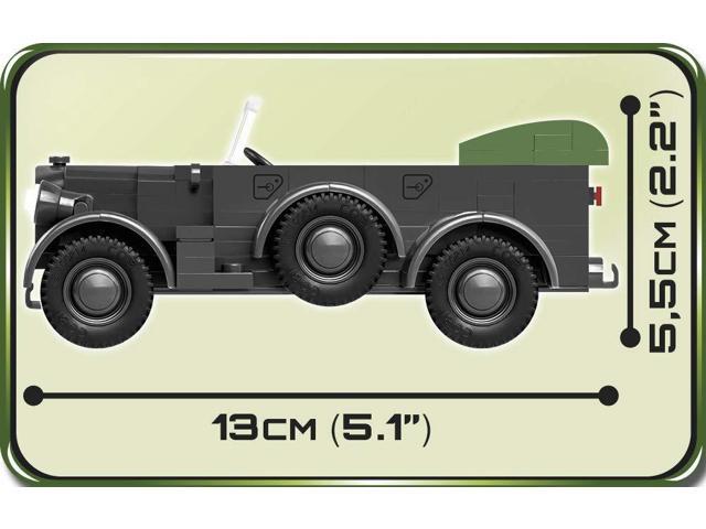 COBI Historical Collection German 1937 Horch 901 (Kfz.15) Off-Road Car Model Building Block Set #2405