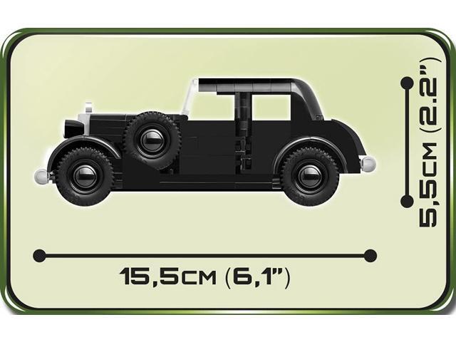 COBI TOYS World War II 1937 Mercedes-Benz W143 Type 230 Car - Model WW2 Interlocking Building Block Set # 2251