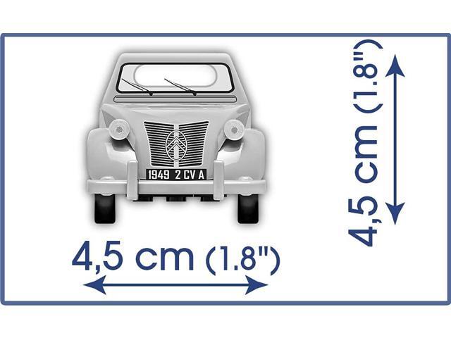 COBI TOYS Youngtimer Collection Citroen 2CV Type AZ Car - Model Interlocking Building Block Set # 24510