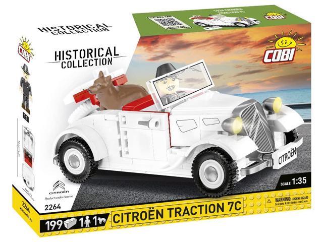 COBI TOYS Historical Collection Citroen Traction 7C Car White - Model Interlocking Building Block Set # 2264