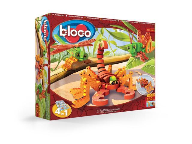 Bloco Toys - Scorpions and Insects - Educational STEM Toy - Scorpion, Grasshopper, and Dragonfly Animals - DIY Modular Building Construction Set...