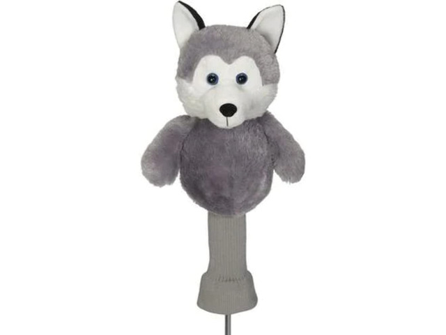 Creative Covers Hacker The Husky Golf Club Head Cover, Novelty Plush Headcovers, For Woods And Drivers