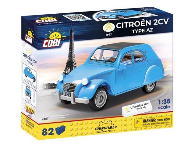 COBI TOYS Youngtimer Collection Citroen 2CV Type AZ Car Blue - Model Interlocking Building Block Set # 24511