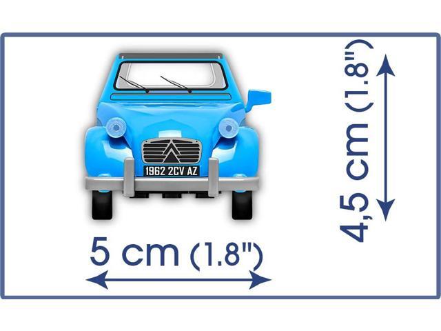 COBI TOYS Youngtimer Collection Citroen 2CV Type AZ Car Blue - Model Interlocking Building Block Set # 24511
