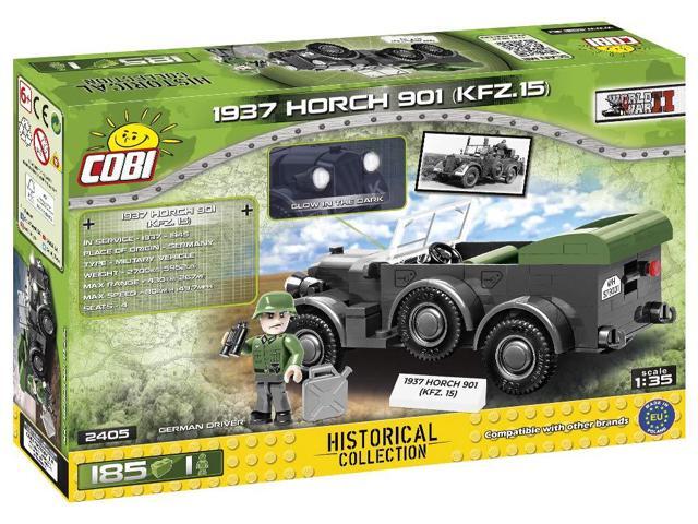 COBI Historical Collection German 1937 Horch 901 (Kfz.15) Off-Road Car Model Building Block Set #2405