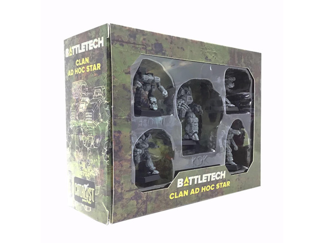 BattleTech Mini Force Pack: Clan Ad Hoc Star 5 High-Quality, Fully Assembled Min