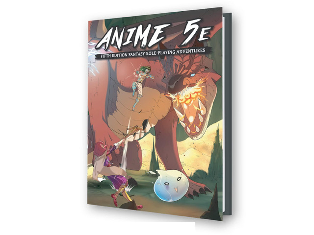 Anime 5E RPG Adventures by Japanime Games Hardcover Starter Book - Anime Rolepla