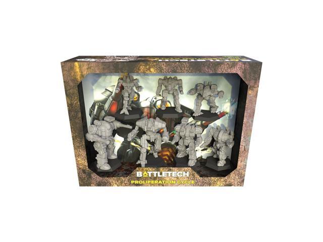 BattleTech Proliferation Cycle Force Pack Boxed Set Of Minifigures Strategic Miniature Tabletop Board Game 2+ Players By Catalyst Game Labs