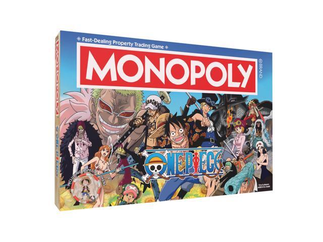 Monopoly: One Piece Edition Board Game Buy, Sell, Trade with Popular Characters from The Manga & Anime Series Featuring 9 Miniature Tokens ...