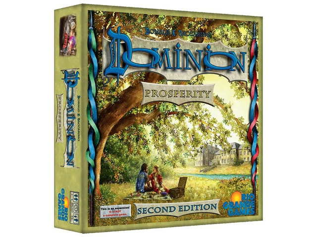 Rio Grande Games Dominion: Prosperity 2nd Edition Expansion - Deckbuilding Card Game - Ages 14+, 2-4 Players, 30 Mins