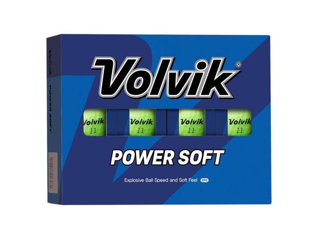 Volvik Power Soft Golf Balls 12 Balls 2-Piece Construction for Enhanced Performance Vibrant Colors For Visibility 1 Dozen Recreational...