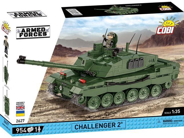COBI Armed Forces Challenger 2 Tank Interlocking Building Block Model Set # 2627