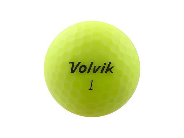 Vivid 12 Golf Balls - Matte Finish For Visibility - 1 Dozen - By Volvik