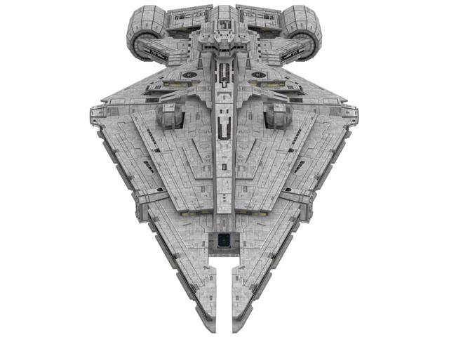 4D Cityscape Star Wars 3D Paper Model Kits Imperial Light Cruiser Official Star Wars Licensed Product Precision Engineered 265 Peice Puzzle ...