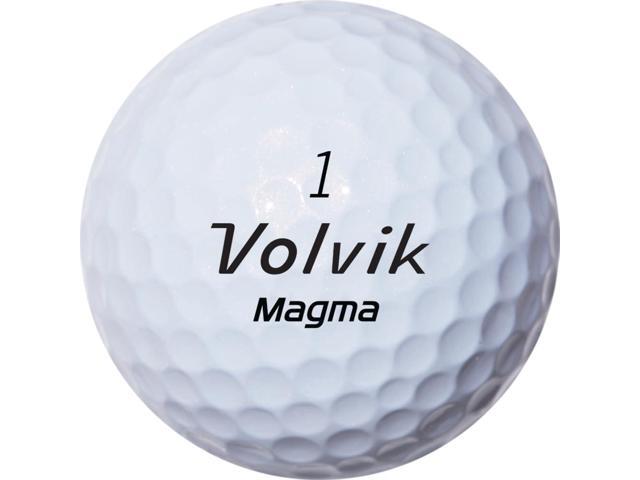 Volvik Magma Golf Balls White 12 Pack Dual Core Power For Maximum Ball Speed 296 Dimple Pattern & 90 Compression USGA Non-Conforming...