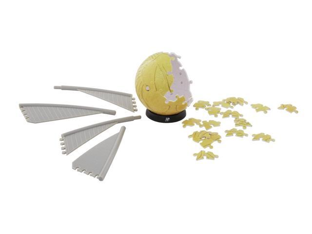 Harry Potter Golden Snitch 3D Puzzle 3-Inch 64-Piece Jigsaw Official Harry Potter Merchandise Quidditch Snitch Model Ages 8+ Avg....