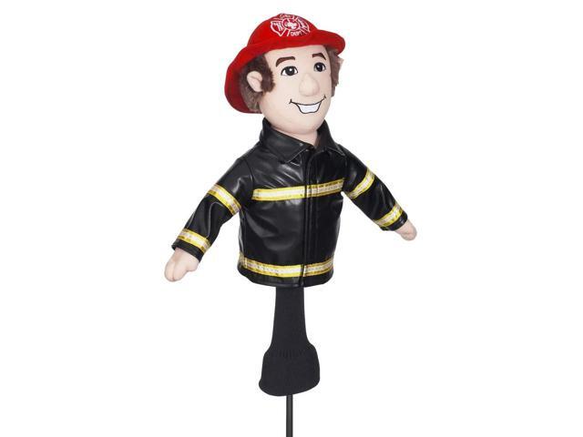 Creative Covers Fireman Golf Club Head Cover, Novelty Plush Headcovers, For Woods And Drivers
