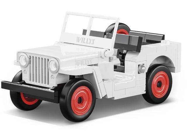 COBI Jeep Willys CJ-2A (White) Modern Cars Building Block Model Set # 24518