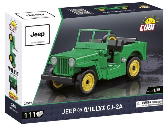 COBI Jeep Willys CJ-2A (Green) Modern Cars Model Building Block Set # 24517