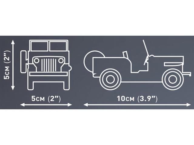 COBI Jeep Willys CJ-2A (Green) Modern Cars Model Building Block Set # 24517