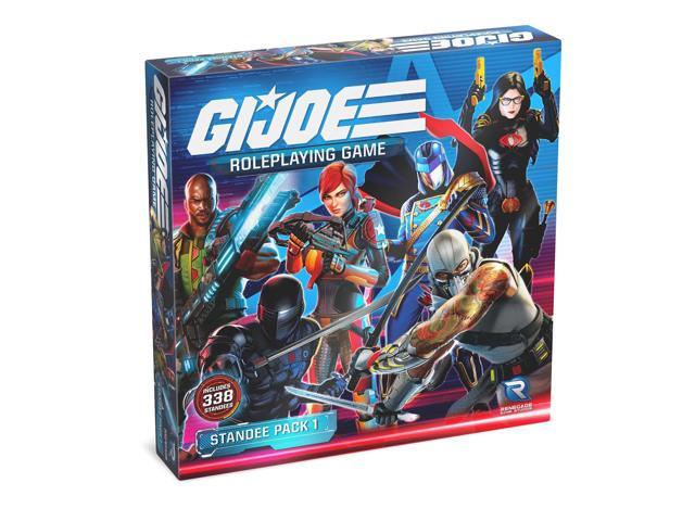 G. I. JOE Roleplaying Game By Renegade Game Studios- Standee Pack #1 - Accessory Pack for Base RPG Game, includes 338 Standees & 35 Bases, Full Color