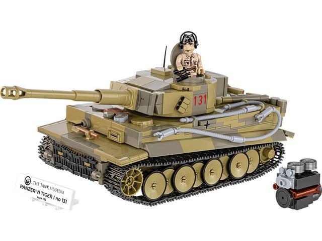 COBI The Tank Museum Historical Collection WWII Panzer VI Tiger I no. 131 Tank Model Interlocking Building Block Set # 3123