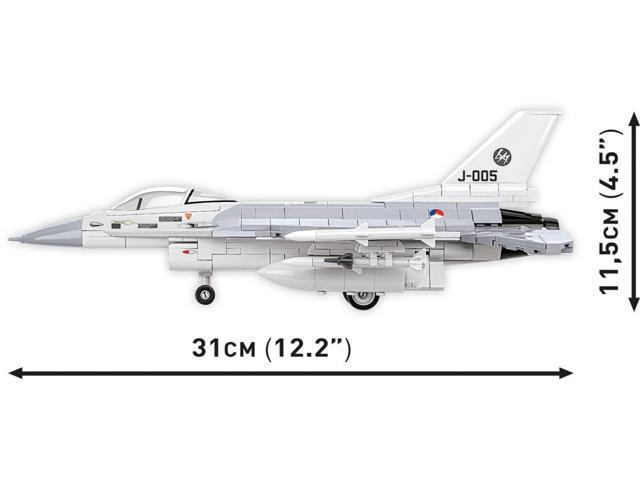 COBI Armed Forces Lockheed Martin F-16 AM Fighting Falcon Model Jet Plane Interlocking Building Block Set # 5893