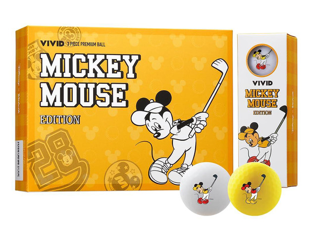 Volvik Vivid Disney Golf Balls Mickey Mouse Mickey Mouse & Minnie Mouse Balls Hi