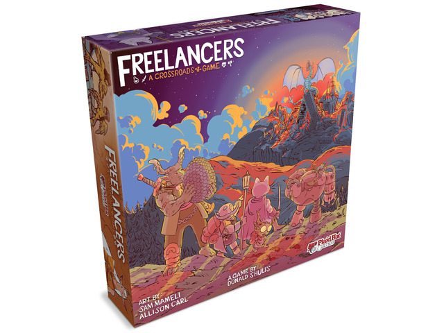 Freelancers Board Game - Dive into a Post-Apocalyptic Gig Economy! Narrative Adventure Game, Fantasy RPG Game, Ages 14+, 3-7 Players, 90 Minute...