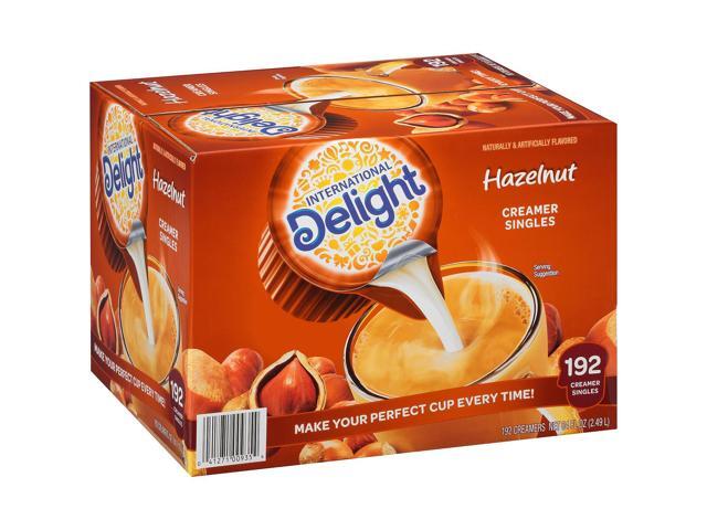 International Delight Hazelnut Coffee Creamer Singles - 192 ct.