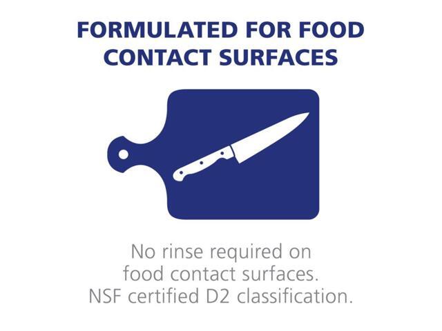 PURELL Foodservice Surface Sanitizer 1 Gallon - Kills Norovirus in 30 Seconds, Fragrance Free, RTU (Pack of 4)