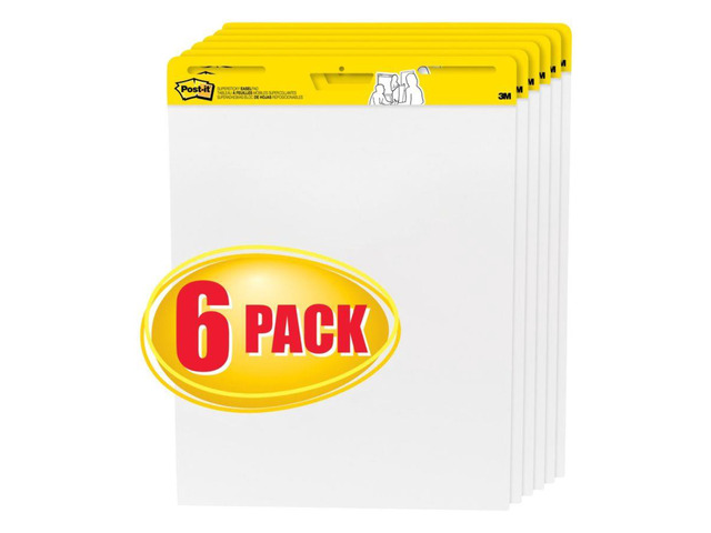 3M 559VAD6PK, 3M Post-it Self-Stick Easel Pads, MMM559VAD6PK, MMM 559VAD6PK