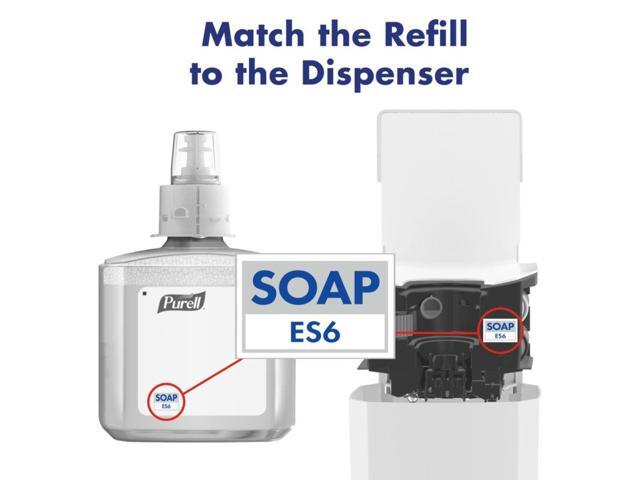 ES6 Soap Touch-Free Dispenser 1200 mL 5.25 x 8.8 x 12.13 White 643001