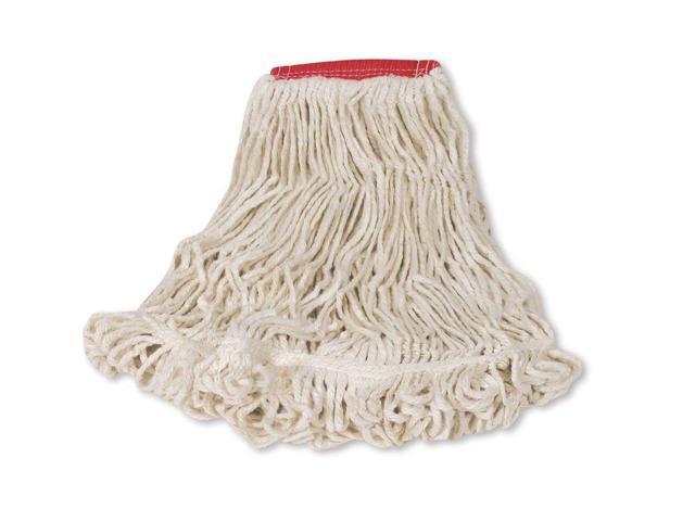RUBBERMAID COMMERCIAL FGD25306WH00 5 in String Wet Mop, 18 oz Dry Wt, Side Gate