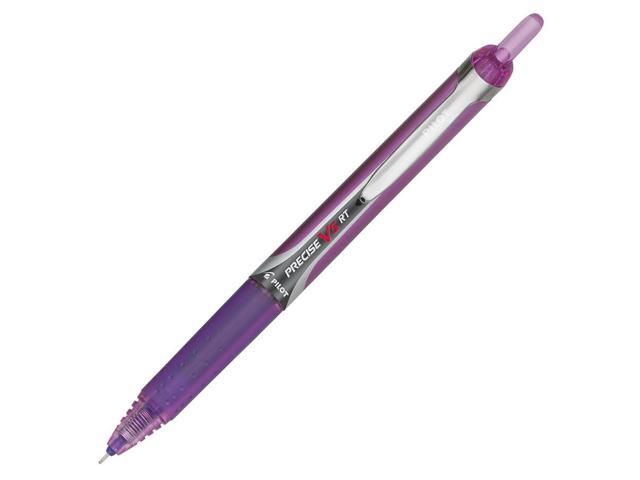 Pilot Precise V5RT Retractable Roller Ball Pen Purple Ink .5mm 26066
