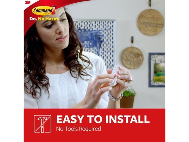 3M Command Mega Pack Utility Hooks, Large, White, Pack Of 14 Hooks