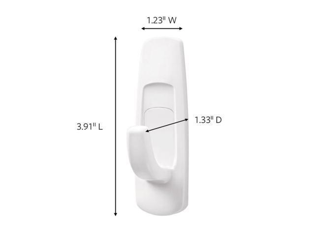 3M Command Mega Pack Utility Hooks, Large, White, Pack Of 14 Hooks