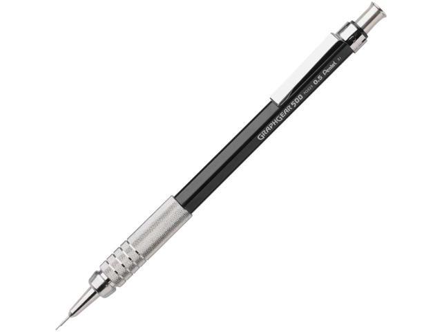 Pentel Graphgear 500 Pencils Refillable .5mm Black PG525A