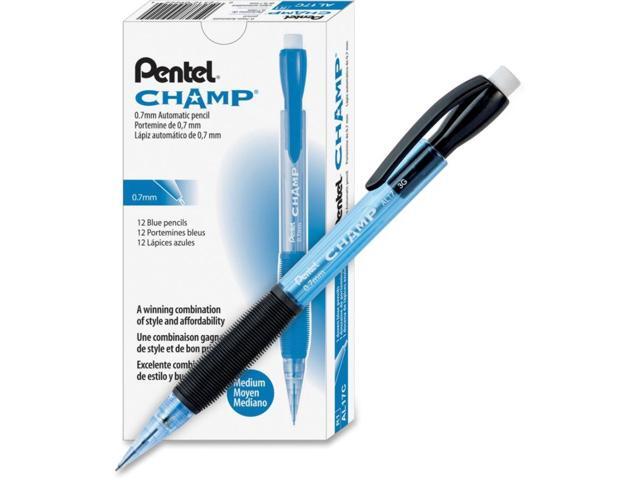 Pentel Champ Mechanical Pencil .7mm Blue Dozen AL17C