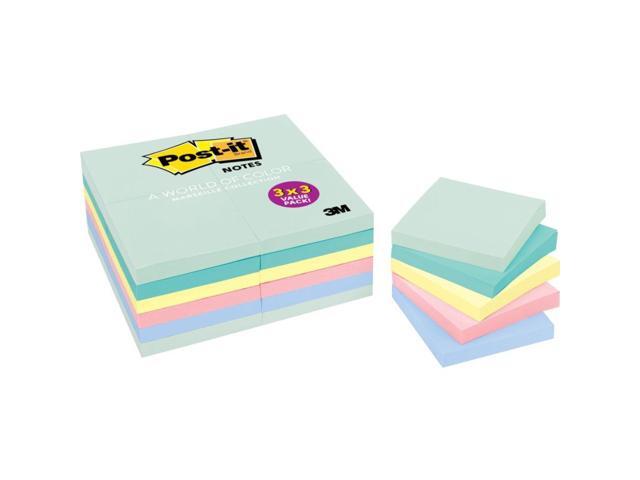 Post-it Notes Cabinet Pack 3' x 3' Canary Yellow 24/Pads (654-24CP) 653423