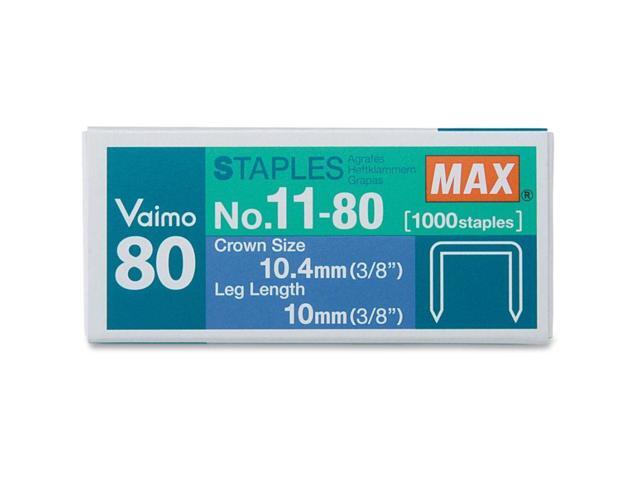Heavy-Duty Flat-Clinch Staples for Max HD-11UFL 3/8' Leg Length 1000/Box