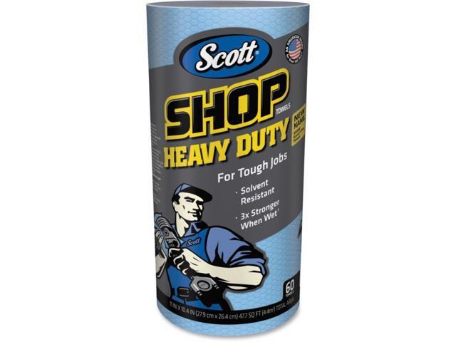 Pro Shop Towels, 1-Ply, Blue, 10 2/5' x 11', 12 Rolls/Carton