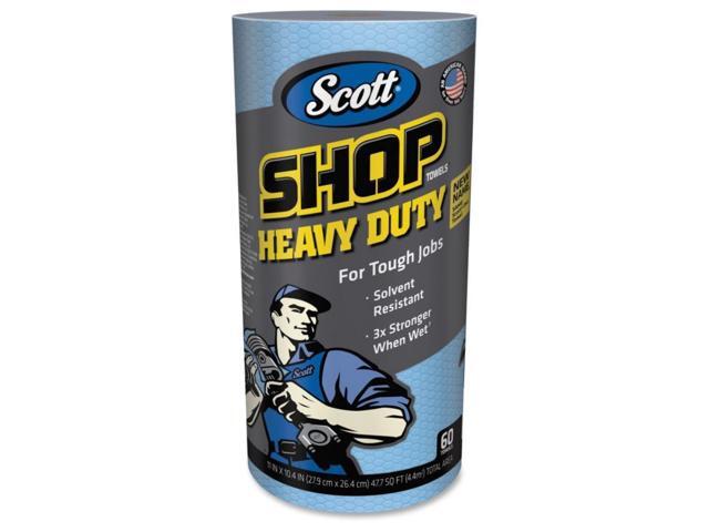Pro Shop Towels, 1-Ply, Blue, 10 2/5' x 11', 12 Rolls/Carton