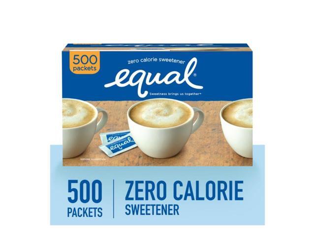 Equal MRINUT20015448 Sugar Substitute Packets - 1 Box (500 Packets)