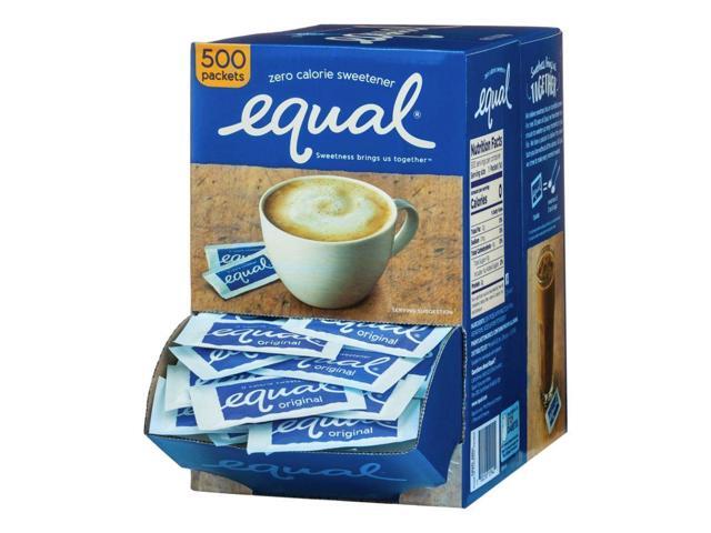 Equal MRINUT20015448 Sugar Substitute Packets - 1 Box (500 Packets)
