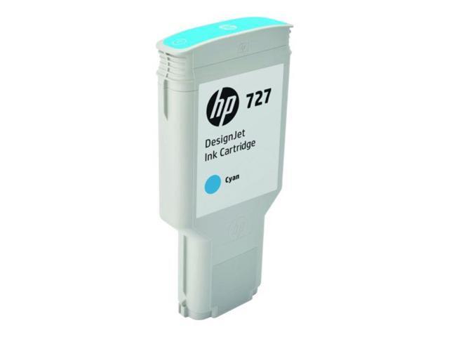HP 727 300-ml Cyan DesignJet Ink Cartridge, F9J76A