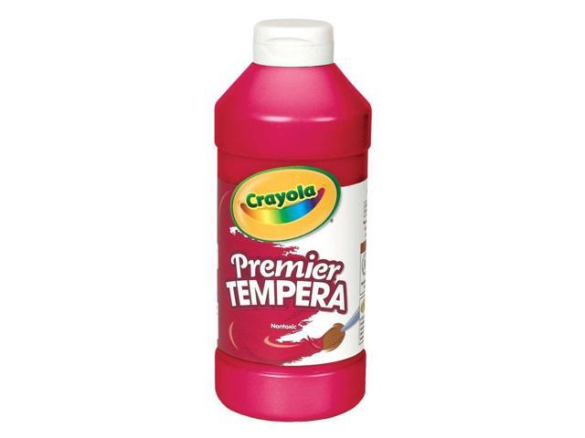 Crayola. 541216038 Premier Tempera Paint, Red, 16 oz