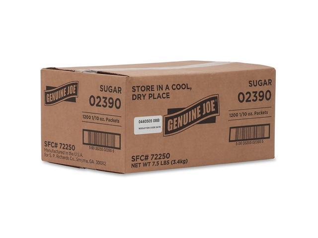 Genuine Joe Sugar Packets 2.8g 1200/PK 02390