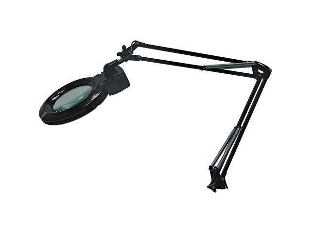 Photos - Chandelier / Lamp Lorell Magnifier Lamp LED 9.4-Watt 3-1/2'Wx3-1/2'Lx35'H Black 99958 LLR999 
