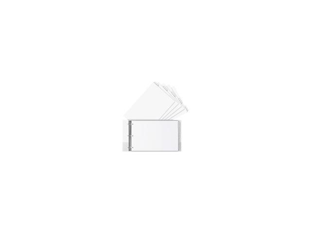 Stride Legal-Size Index Dividers 5-Clear Tabs/ST 8-1/2'x14' MLA 63200
